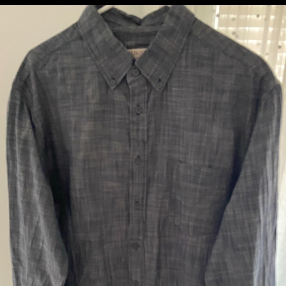 New: Merona Men’s blue jeans like Casual shirt. Size XL